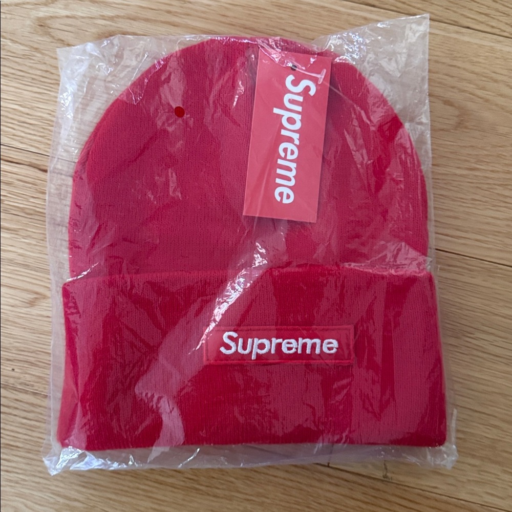 Supreme Red Beanie